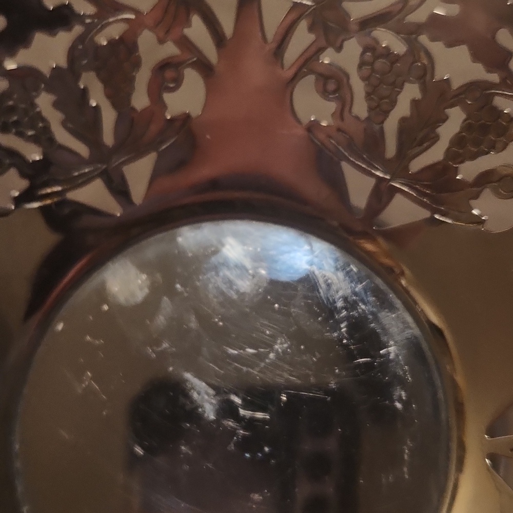 KROME KRAF Art Deco Silver Decorative Bowl. With Scalloped Edging Ornate Design - Picture 6 of 9